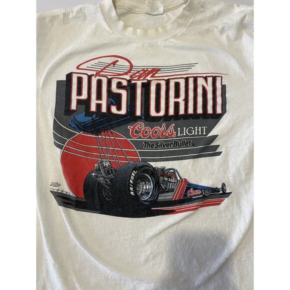 VTG 90s Single Stitch Dan Pastorini Coors Light The Silver Bullet Men’s Size XL‎ - Picture 2 of 13